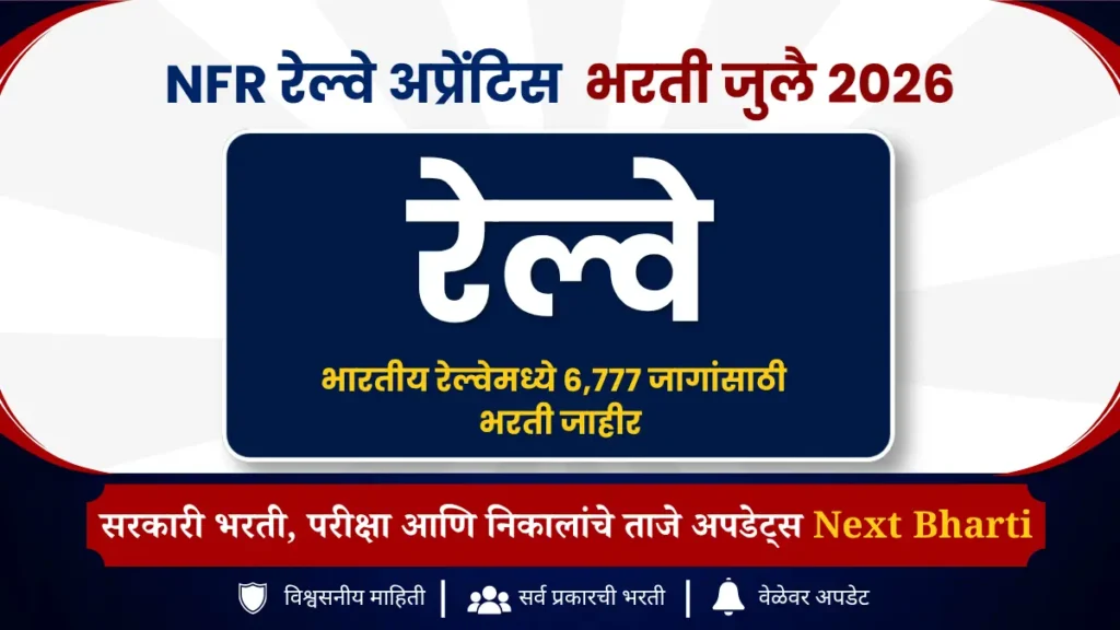 NFR Railway Apprentice Recruitment 2026